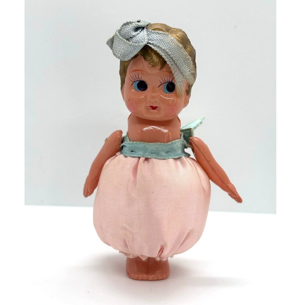 Vintage 1920's Celluloid Kewpie-Style Doll, Small - Excellent Condition